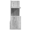 Organisateur de bureau sonoma gris 49x20x52,5 cm 