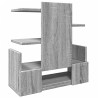 Organisateur de bureau sonoma gris 49x20x52,5 cm 