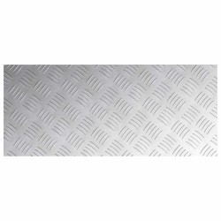 Plaques à Damier en Aluminium 4 pcs Antidérapantes 70x30 cm 