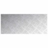 Plaques à Damier en Aluminium 4 pcs Antidérapantes 70x30 cm 