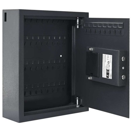 Coffre-fort à serrure à clavier Gris gunmetal Acier, Chrome Moyen 