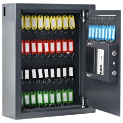 Coffre-fort à serrure à clavier Gris gunmetal Acier, Chrome Moyen 