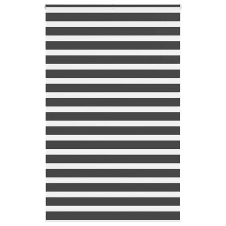 Store zèbre noir 140x200 cm largeur du tissu 135,9 cm polyester 