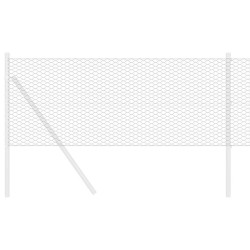 Clôture Hexagonale Grise Gris 0,8 x 50 m Acier 