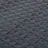 Paravent de balcon anthracite 300x80 cm résine tressée 