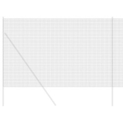 Clôture en fil soudé gris 1,6 x 10 m en acier 