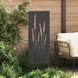 Panneau décoratif de jardin Noir 50 x 140 cm 