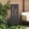 Panneau décoratif de jardin Noir 50 x 140 cm 