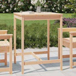 Table de jardin 82,5x82,5x110 cm bois massif de pin 