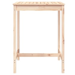 Table de jardin 82,5x82,5x110 cm bois massif de pin 