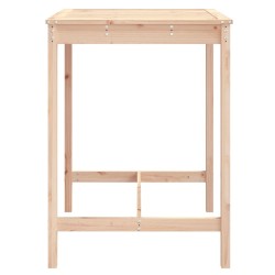 Table de jardin 82,5x82,5x110 cm bois massif de pin 