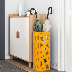 Porte-parapluies Jaune moutarde Métal Moyen Élégant 