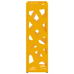 Porte-parapluies Jaune moutarde Métal Moyen Élégant 