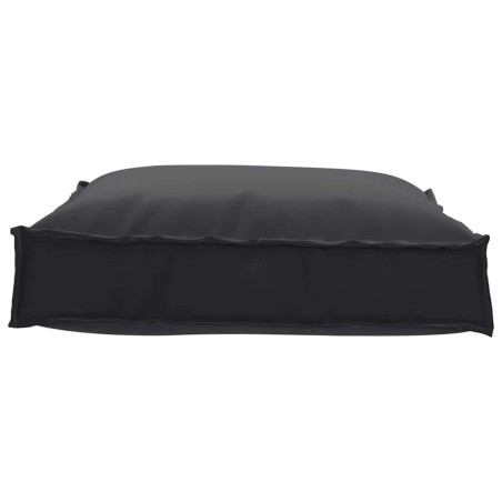 Coussin de palette pour siège noir 70 x 70 x 12 cm, tissu oxford. 