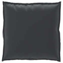 Coussin de palette pour siège noir 70 x 70 x 12 cm, tissu oxford. 