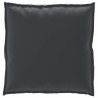 Coussin de palette pour siège noir 70 x 70 x 12 cm, tissu oxford. 