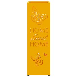 Porte-Parapluies Jaune moutarde Métal Standard Motifs décoratifs 