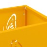 Porte-Parapluies Jaune moutarde Métal Standard Motifs décoratifs 