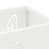 Porte-parapluies Blanc Métal Moyen Motifs décoratifs 