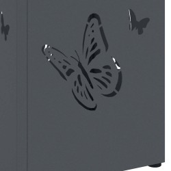 Porte-parapluies Anthracite Métal Moyen Motif Porte-parapluies 