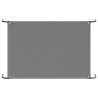 Lit surélevé pour chien gris 150x90x20 cm tissu oxford et acier 
