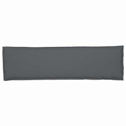 Coussin de palette pour banc en anthracite 140x40x8 cm en tissu Oxford 