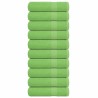 Essuie-mains 10 pcs vert pomme 50x100 cm 360 g/m² 100% coton 