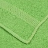 Essuie-mains 10 pcs vert pomme 50x100 cm 360 g/m² 100% coton 