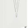 Porte-parapluie Blanc Métal Compact Porte-parapluie 