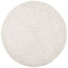 Tapis shaggy PAMPLONA poils longs moderne crème Ø 200 cm 