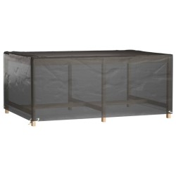 Housses salon de jardin2pcs 8œillets 180x122x75cm rectangulaire 