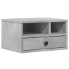 Support d'imprimante gris béton 40x32x22,5 cm bois d'ingénierie 
