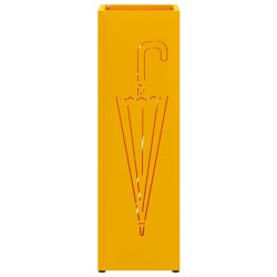 Porte-parapluies Jaune moutarde Métal Standard 