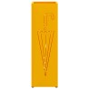 Porte-parapluies Jaune moutarde Métal Standard 