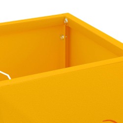 Porte-parapluies Jaune moutarde Métal Standard 
