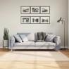 Tapis HUARTE à poils courts doux et lavable beige 160x160 cm 