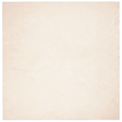 Tapis HUARTE à poils courts doux et lavable beige 160x160 cm 
