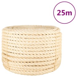 Corde 100 % sisal 20 mm 25 m 