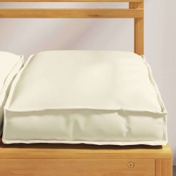 Coussins pour siège 6 pcs crème 40 x 40 x 8 cm, tissu Oxford. 