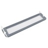 Barrière de sécurité de lit d'enfant Gris 120x42 cm Polyester 