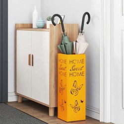 Porte-parapluies Jaune Moutarde Métal Standard Rangement 