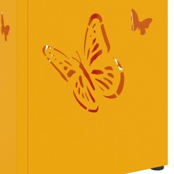 Porte-parapluies Jaune Moutarde Métal Standard Rangement 