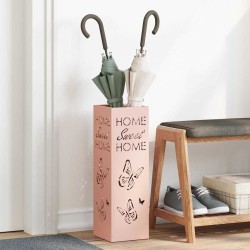 Porte-parapluies Rose Métal Moyenne Décorations 