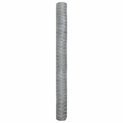 Clôture hexagonale Argent 5000 x 0.05 x 160 cm Acier galvanisé 