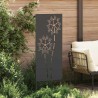 Panneau décoratif de jardin Noir 50 x 140 cm 