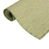 Tapis à tissage plat d'extérieur 80x250 cm Vert 