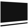 Tissu de Remplacement pour Auvent pour Cadre de 5x3.5 m Noir 