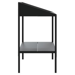 Support pour plantes anthracite 75,5x54,5x100cm acier galvanisé 