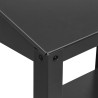 Support pour plantes anthracite 75,5x54,5x100cm acier galvanisé 
