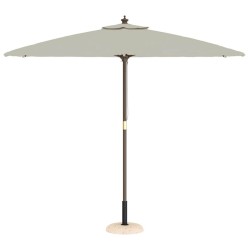 Base de parasol pour poteaux de 37/42/52/58mm en béton jaune de 20 kg 
